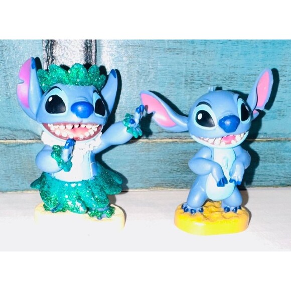 Disney Lilo and Stitch Set of 7 Figures PVC Toys Cake - Picture 3 of 6